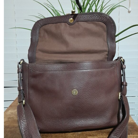 Pebbled Leather Fossil Preston Bag Shoulder Crossbody SMALL FLAW - Picture 11 of 15